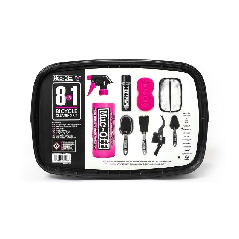 8-IN-ONE Bike Cleaning Kit #250 Muc-off