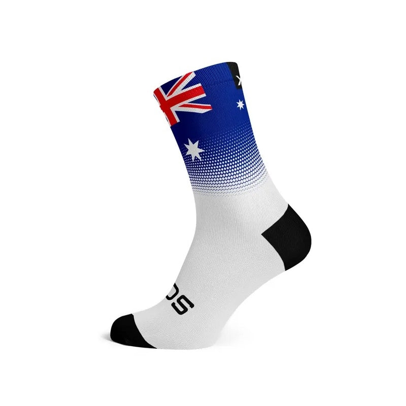Sox Footwear Premium Performance Cycling Socks -aussie Flag