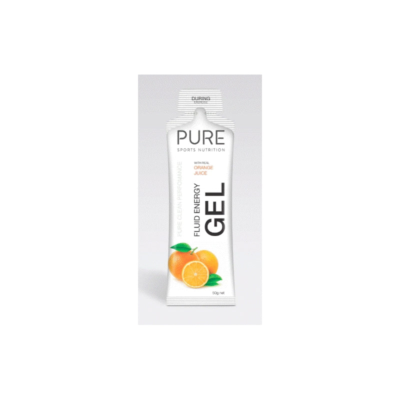 Pure Fluid Energy Gels - Orange- 50G