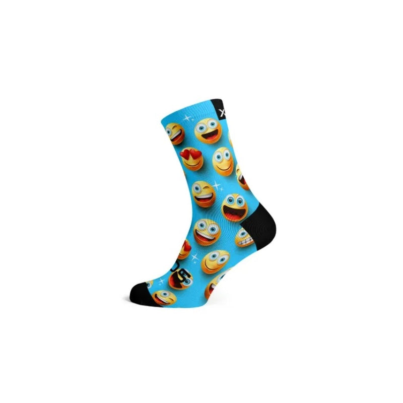Sox Footwear Premium Performance Cycling Socks -emojis