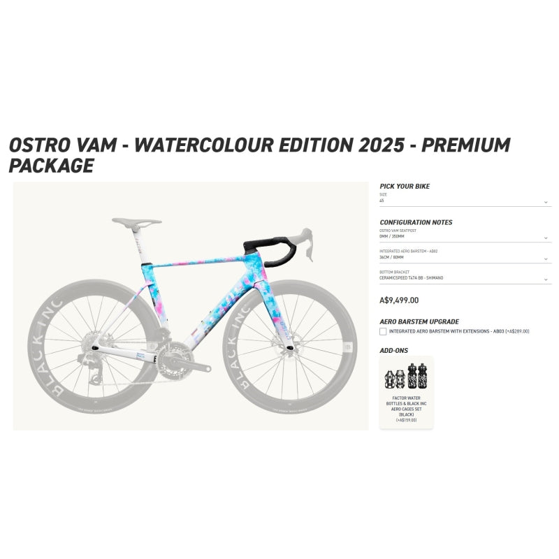 Factor Bikes Ostro Vam - Watercolour Edition 2025 - Premium Package