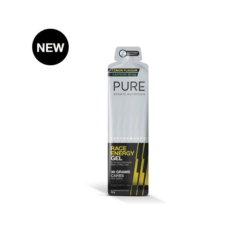 Pure Performance + Race Energy Gels + Caffiene