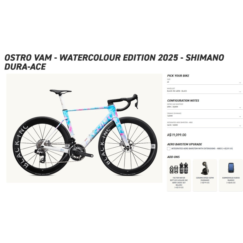 Factor Bikes Ostro Vam - Watercolour Edition 2025 - Shimano Dura-ace