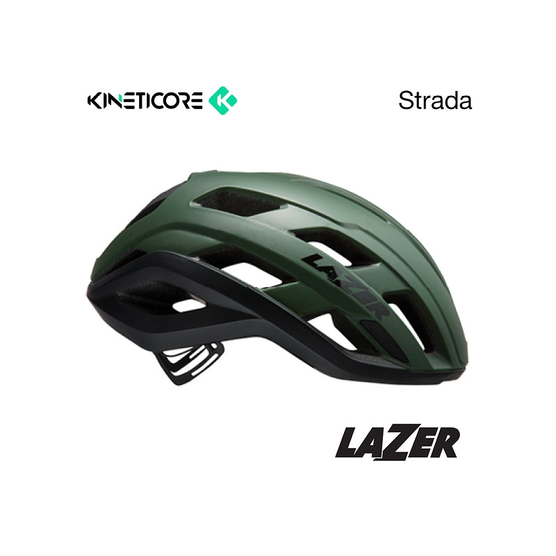 Lazer Strada Kineticore Helmets Green