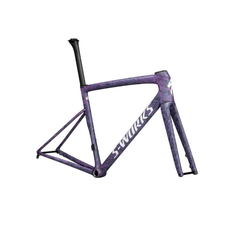 Specialized S-works Tarmac SL8 Frameset Satin Carbon / Rebel Pink + Deep Lake Metallic Blurred Impasto / Gloss