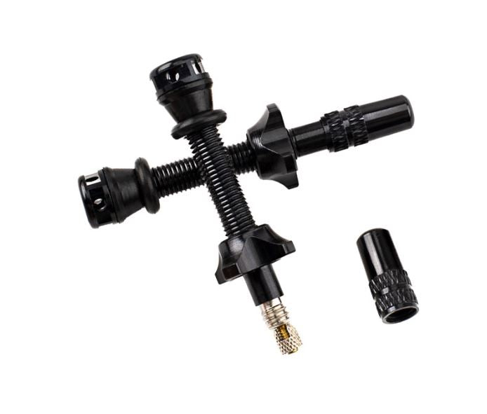 Ryfe Tubeless High Flow Valves 44MM Black Set
