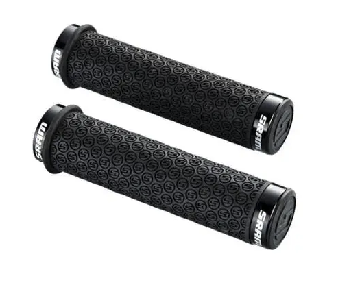 Sram Lock Grip Black DH Sram DH Silicone Locking Grips Black With Double Clamps Plug N
