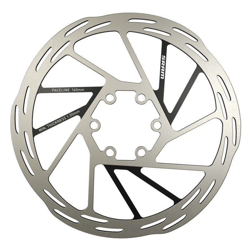 Sram DB Rotor/bolts Paceline 160 RO Rotor Paceline 160MM (includes Steel Rotor Bolts) Rounded