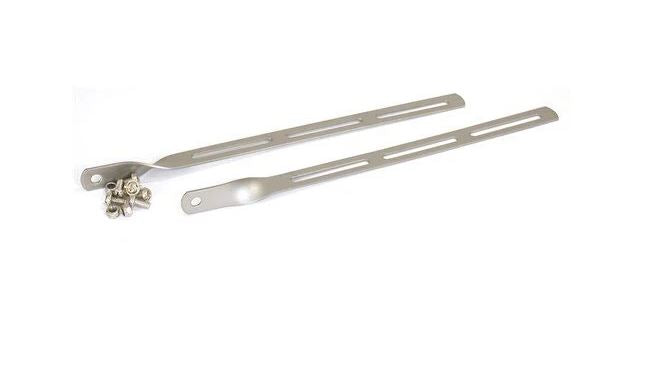 Cycleon Carrier Fittings Extra Long Stainless Steel Black 265MM Long.