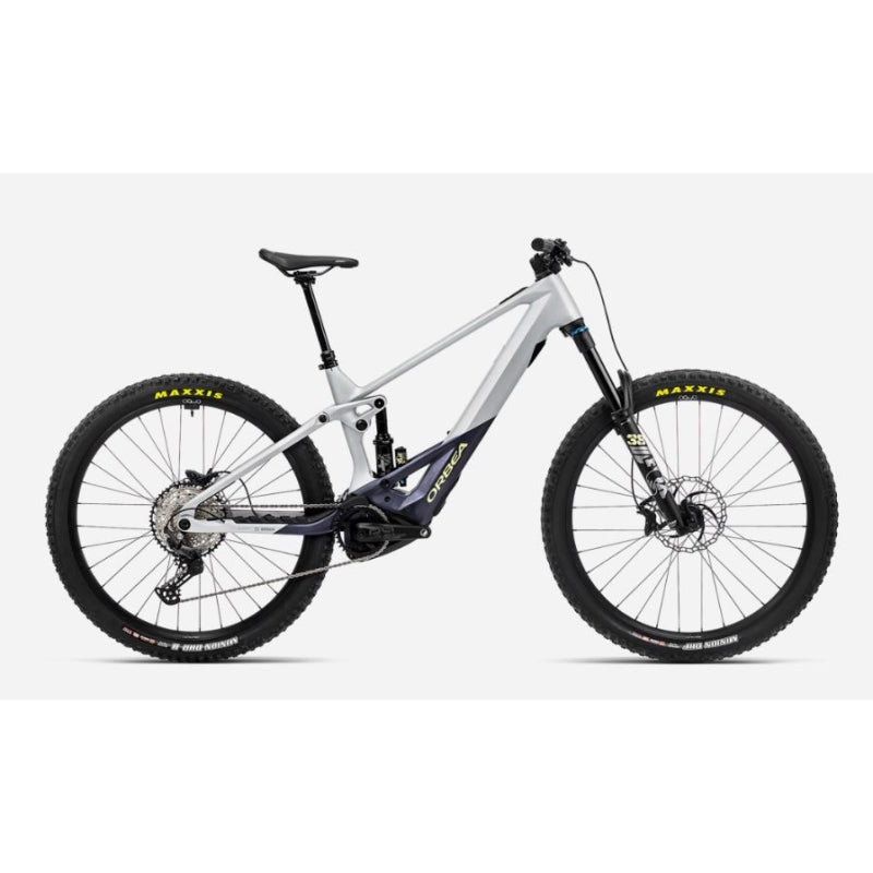 Orbea Wild M10 Large Silver/blue (with extra - Fox Dropper, Carbon Wheels & Handlebar + Kiox