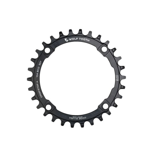 Wolf Tooth Chainring Wolf Tooth Direct Mount Drop-stop Chainring Black 36T 104 Bcd
