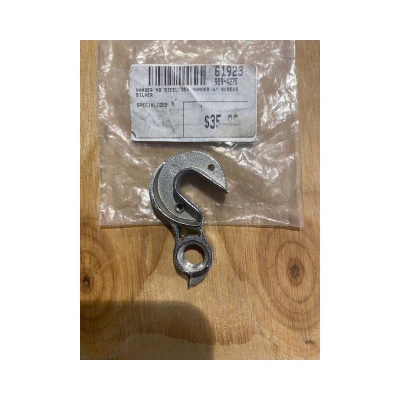Specialized Hanger M2 Steel Der Hanger W/ Screws Silver