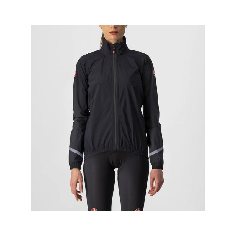 Castelli Emergency 2 W Rain Jacket Light Black