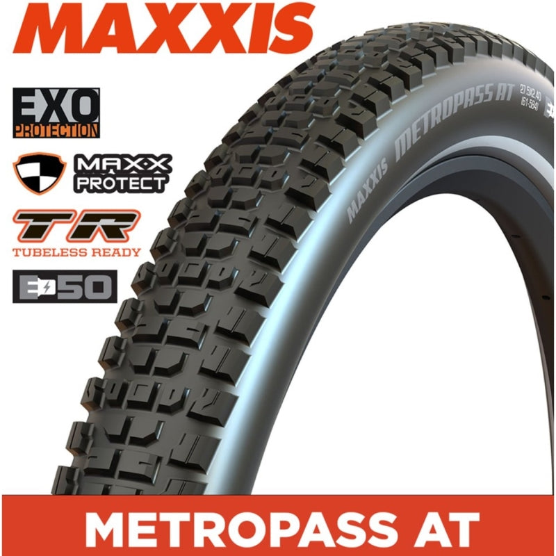 Maxxis Metropass At 29 X 2.40 4S RI Exo TR Ref Wire 60TPI E-50 Tyre