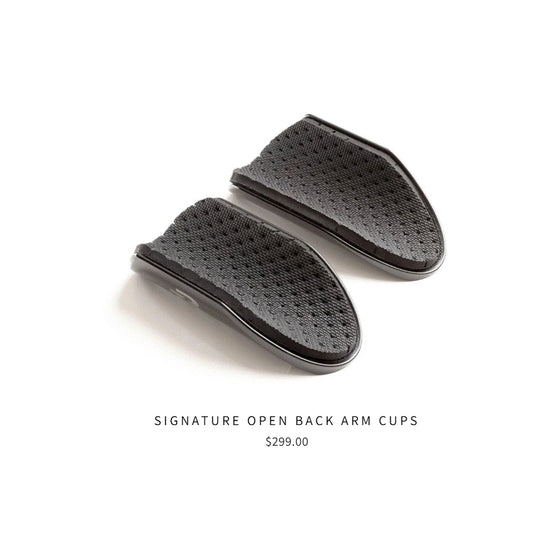 Tririg Signature Open Back Arm Cups For Alpha Prime Carbon Aero Bar