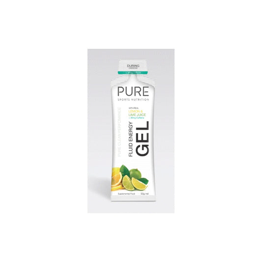 Pure Fluid Energy Gels + Caffeine - 50EGLLC