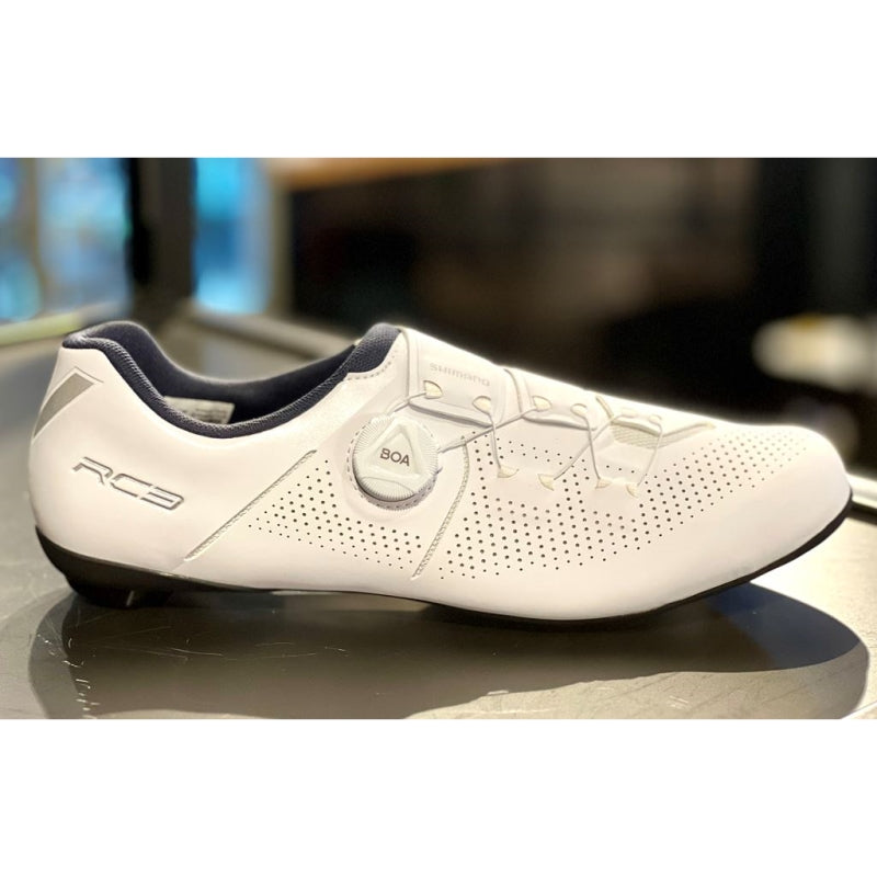 Shimano RC302 Road Shoes White E-width Wide Fit