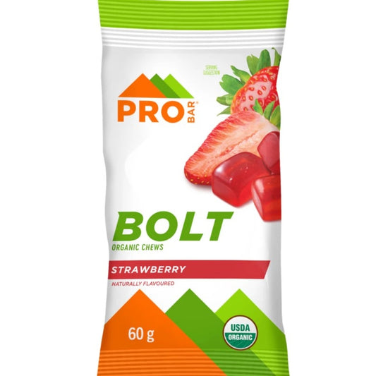 Pro Bar Bolt - Organic Strawberry Chews 60G