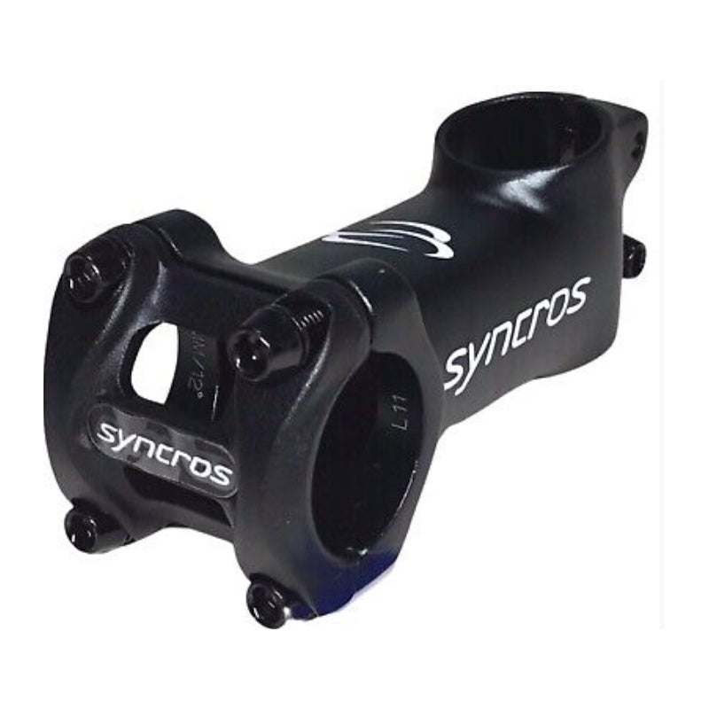 Syncros Stem 31.8 Road Stem Anodised Alloy 90MM Black - 12DEG(TAKE-OFF New Bikes)