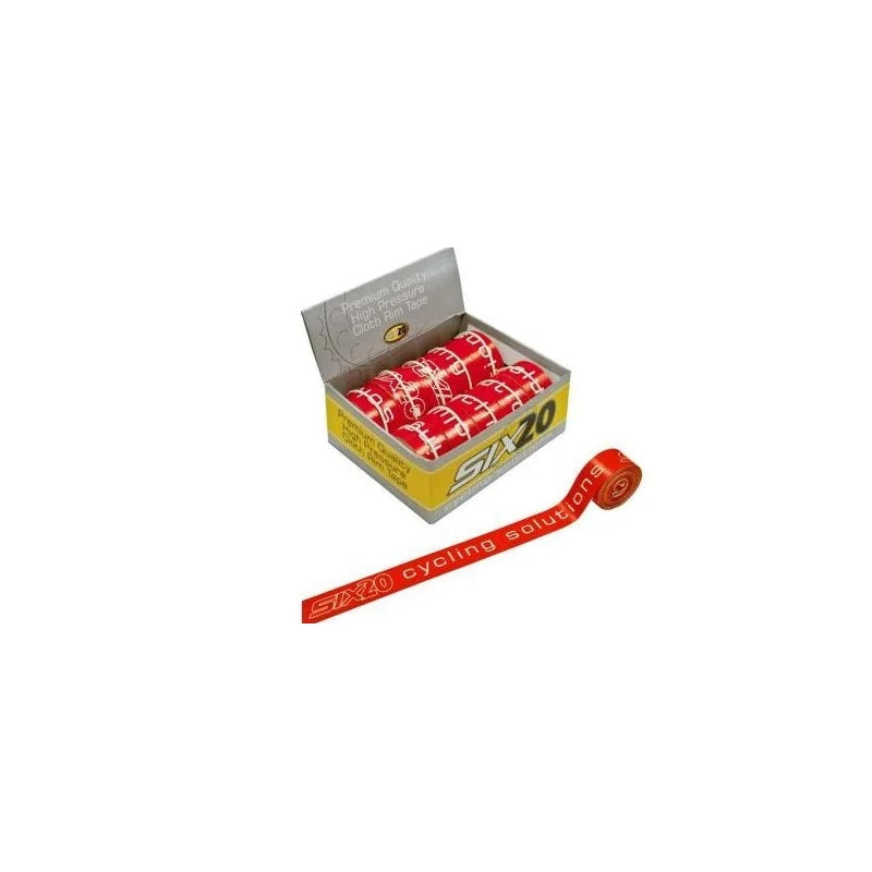 Pro Series Cloth Rim Tape 2M X 25MM Red