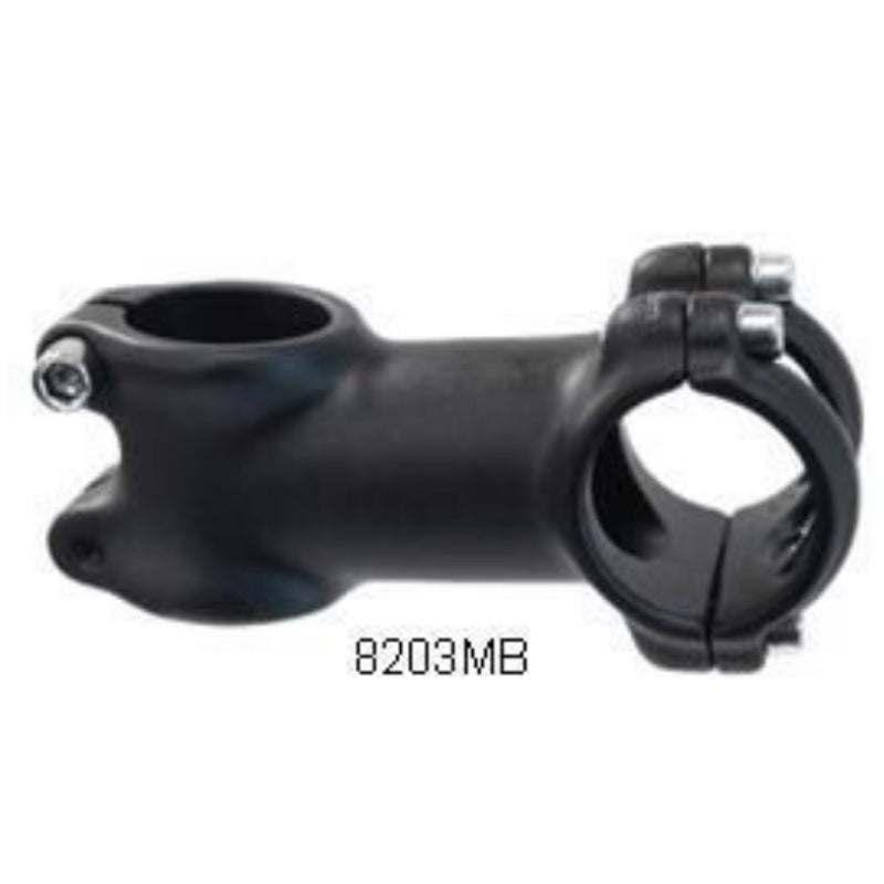 Ahead Stem Dia 28.6MM X 70MM Ext 35.0 BB 7 Degree Rise (4 Bolt Face Plate) Black