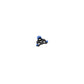 Shimano CL-SL120 Spd-slr Cleat Set 2-DEGREE Float - Blue Front Centre Pivotting