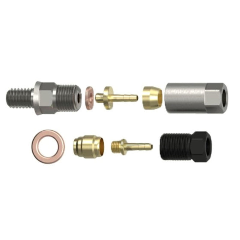 Ezmtb Brake Hose End Kit Straight Suit Avid Elixir - Sram Code