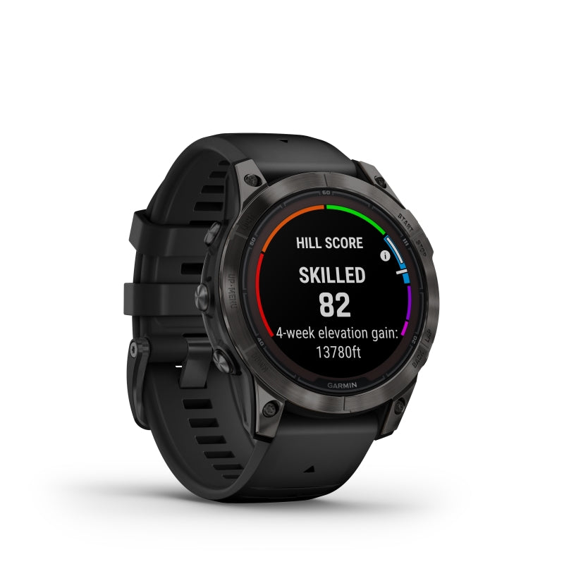 Garmin Fenix 7 Pro Sapphire Solar Edition Carbon Gray Dlc Titanium With Black Band