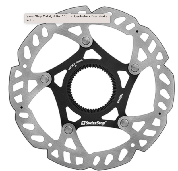 Swiss Stop Swissstop Brake Rotor Catalyst Centerlock 140MM