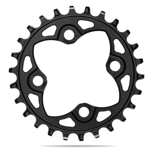 Absoluteblack Round Chainring 64BCD Nwcr- Black 30T
