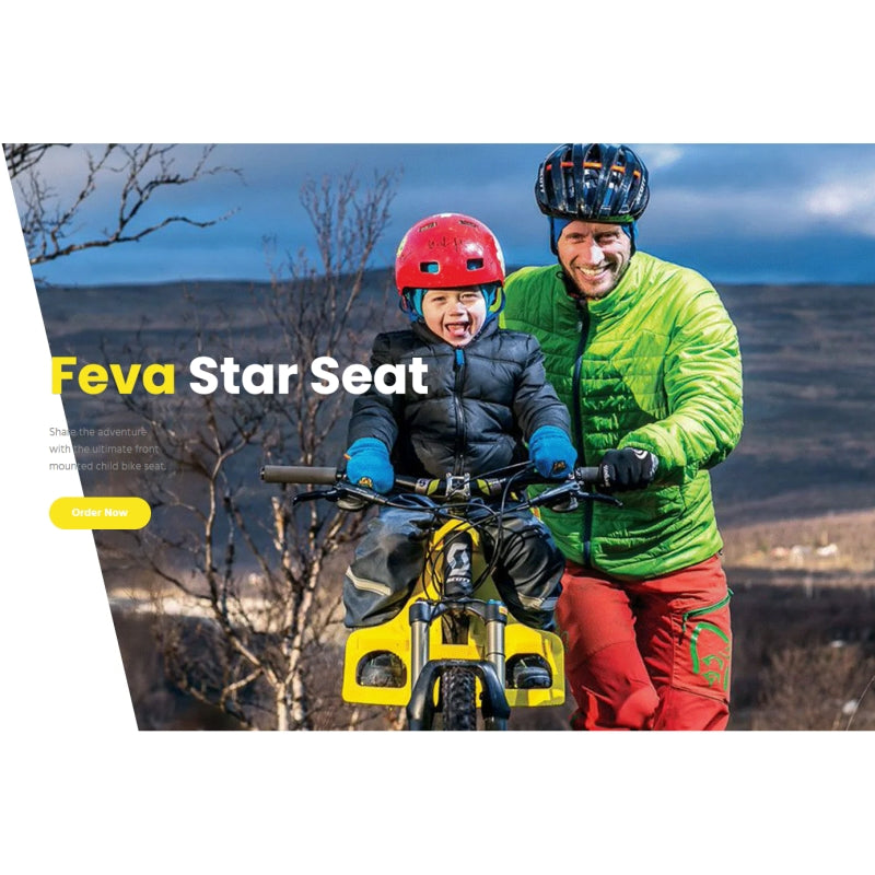 Feva Foam Star Child Seat Yellow